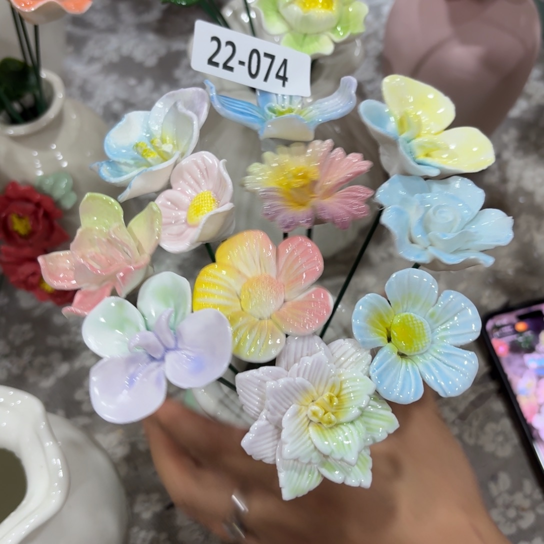 陶瓷花，20元发货，退款拉黑2274