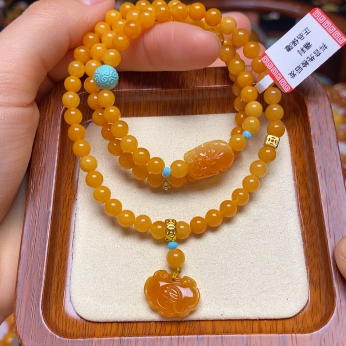 【闪购商品】蜜蜡手链未镶嵌手串