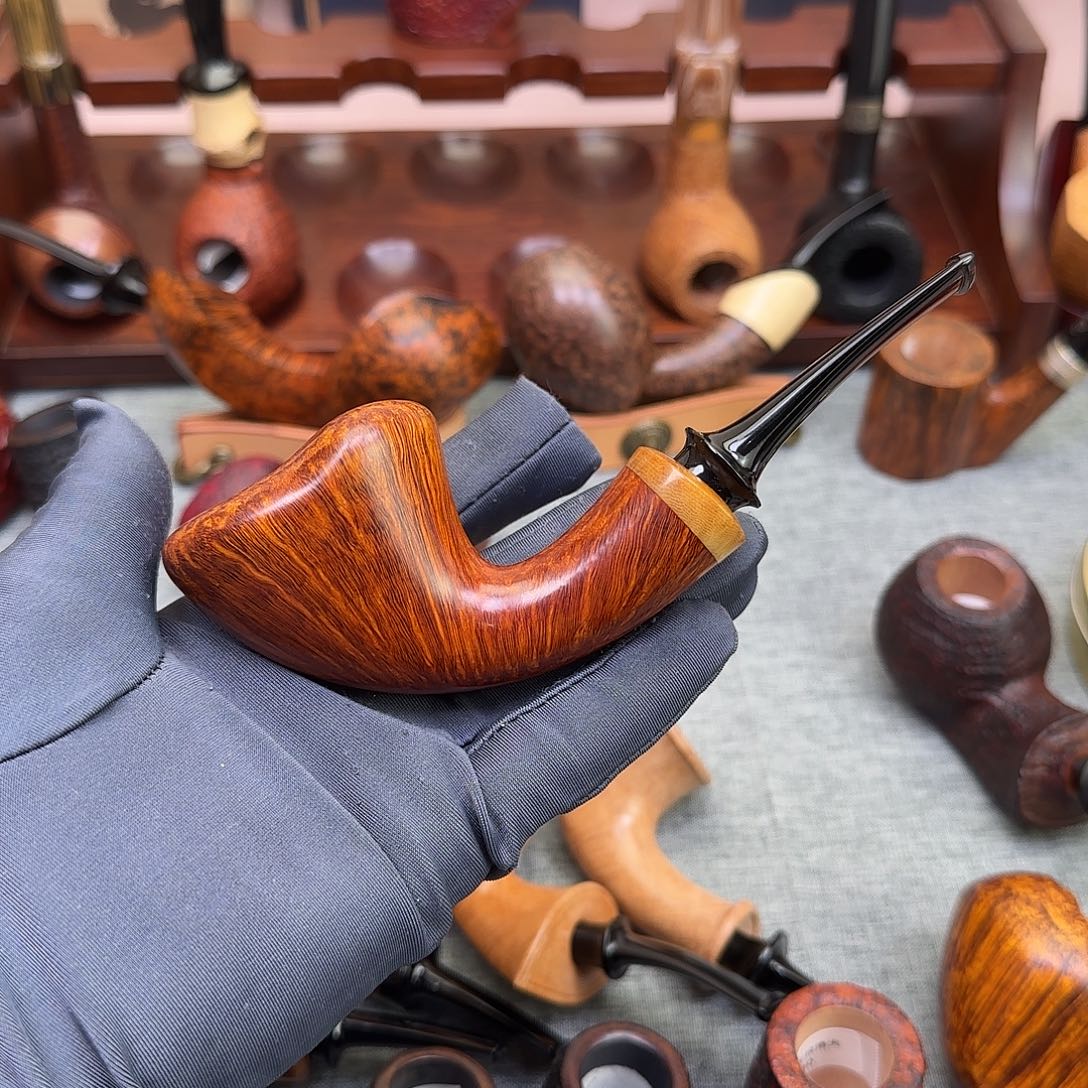 用***6国师袁枚石楠木手工烟斗