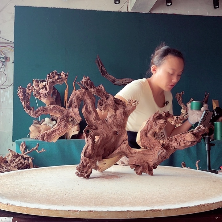 石***?木155金色红木羊蹄半成品