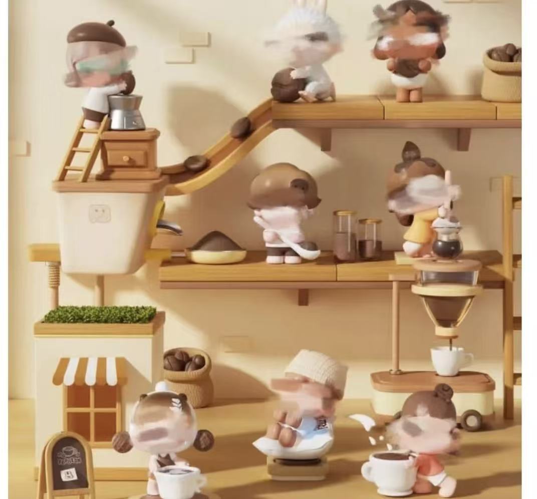 【直播代拆】咖啡系列萌粒钥匙扣盲盒