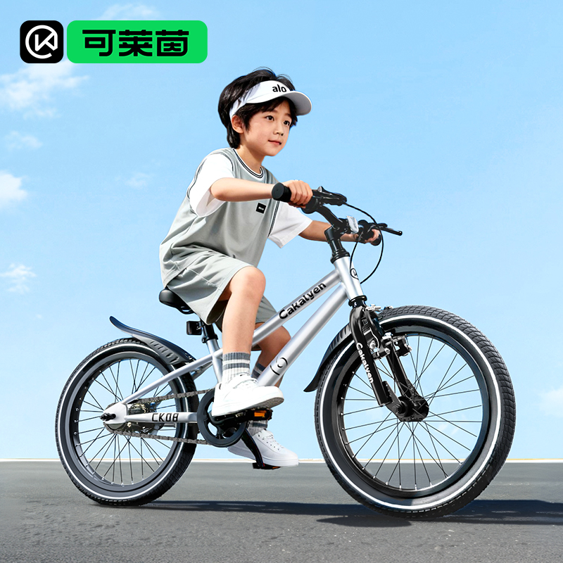 Cakalyen可莱茵男女儿童自行车带辅助轮4-10岁宝宝脚踏儿童单车