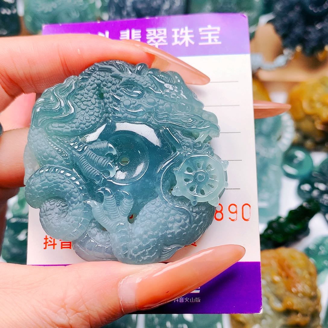 【闪购商品】翡翠未镶嵌颈饰纯天然A货翡翠