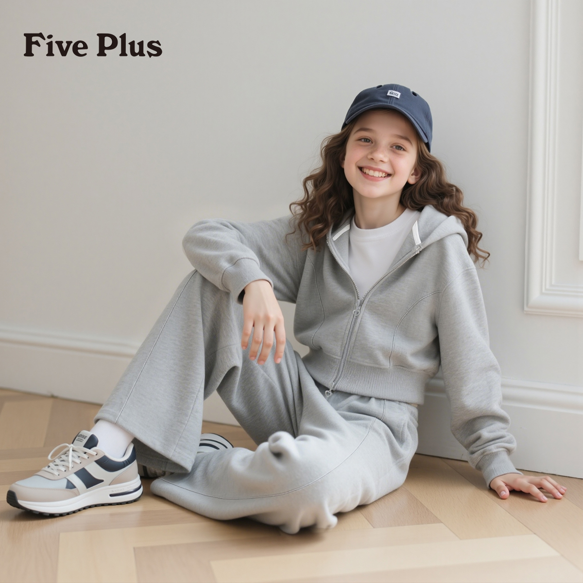 Five Plus童装女童套装8-12岁潮款儿童服装洋气百搭时髦女童裤子