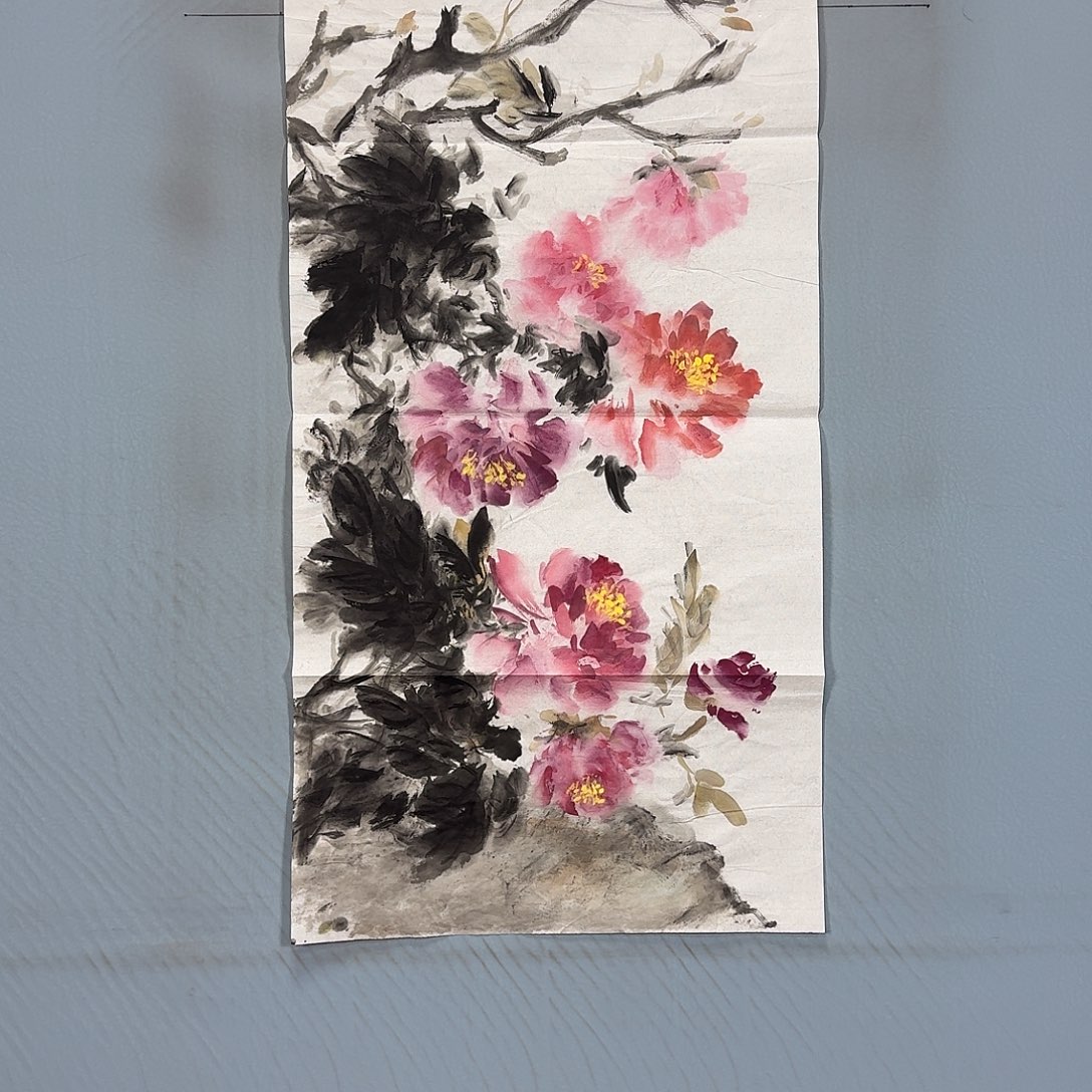 国画524 牡丹一如你初