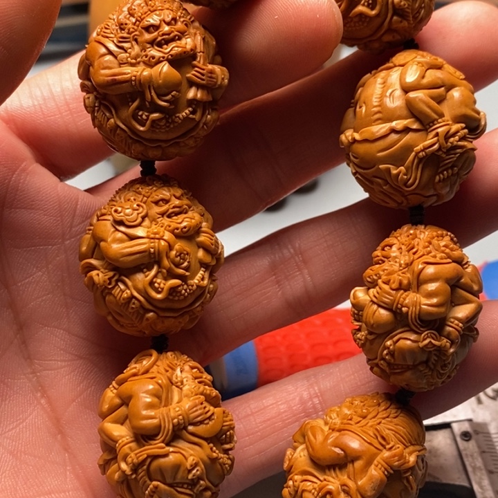 橄榄核手串L****）橄榄核