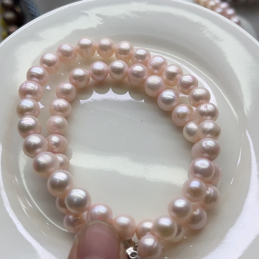 淡水珍珠钛钢颈饰