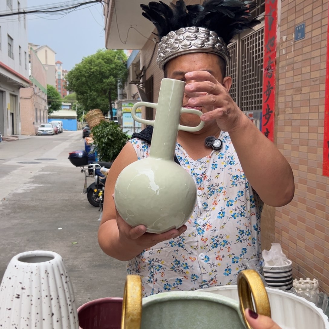 摆件98 号高温陶瓷工艺饰品（部分微瑕）