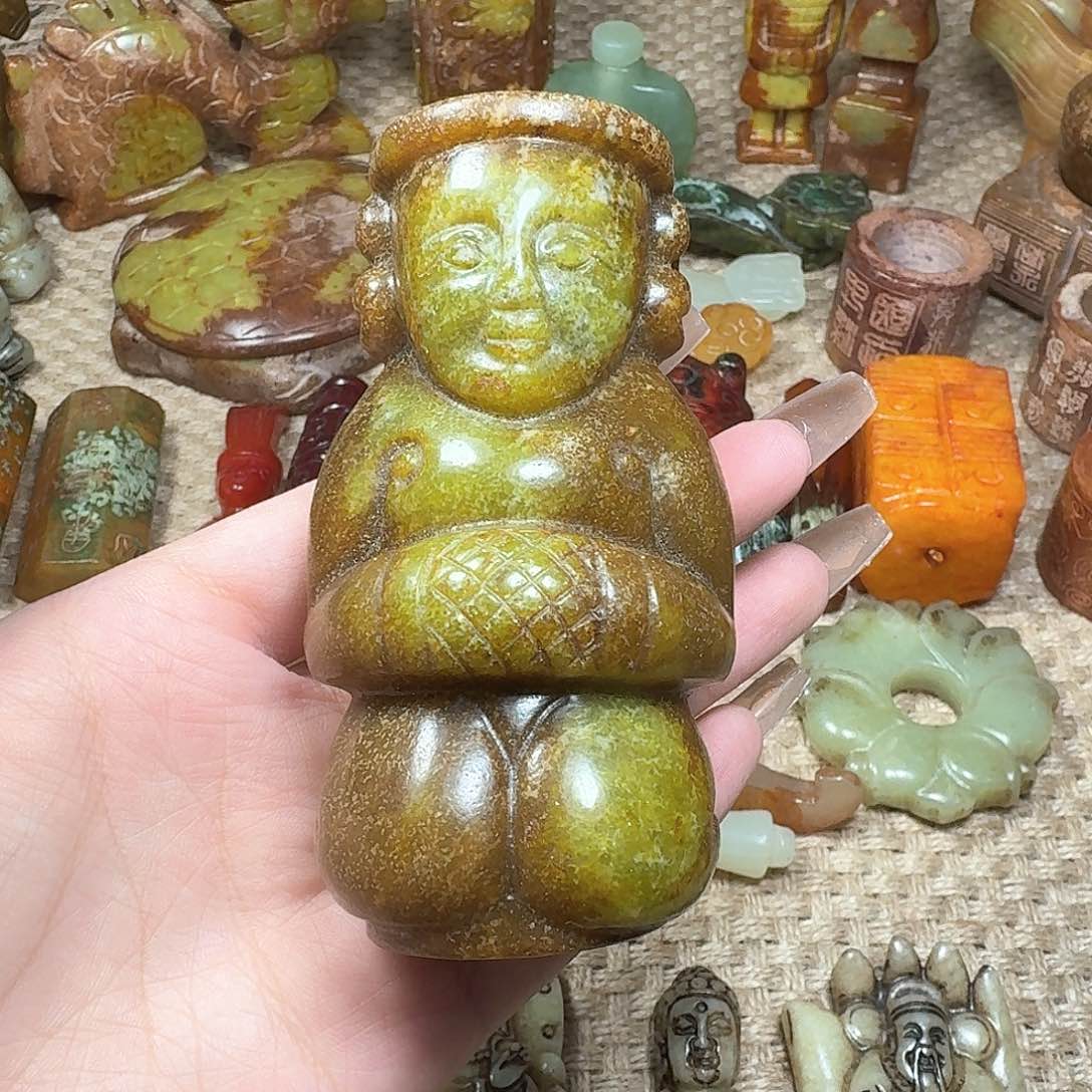 白玉菩提吊坠挂件