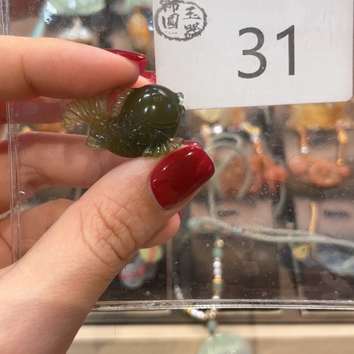 蛇纹石玉颈饰未镶嵌A****8