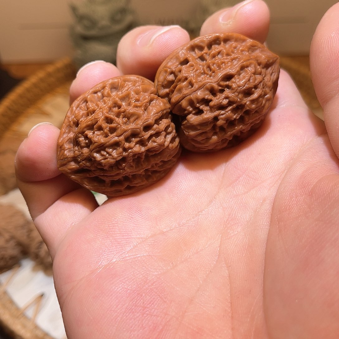 桃核吊坠野生鸡心