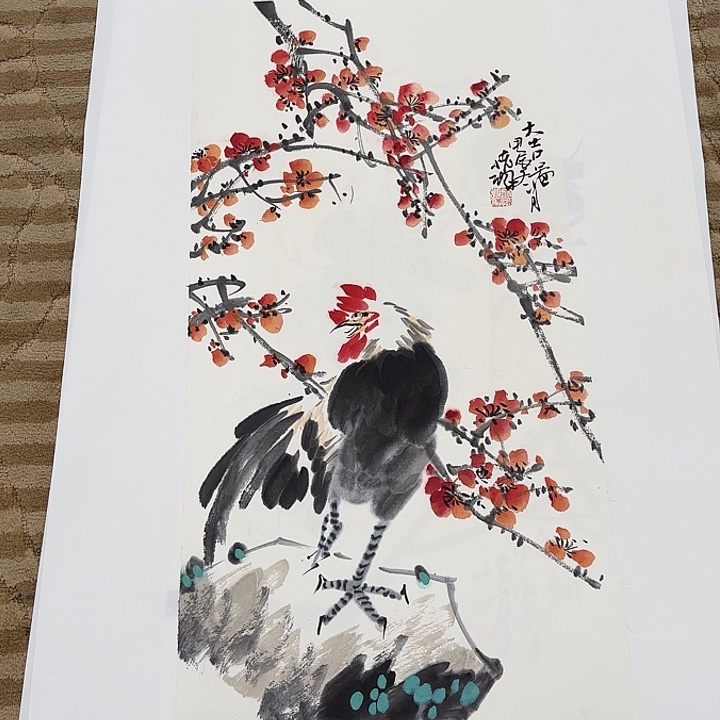 国画花鸟等多种鸟类和四开