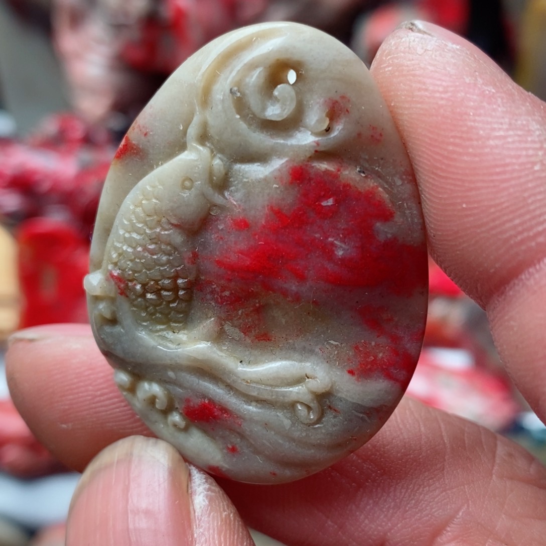 昌化鸡血石昌化鸡血石挂件