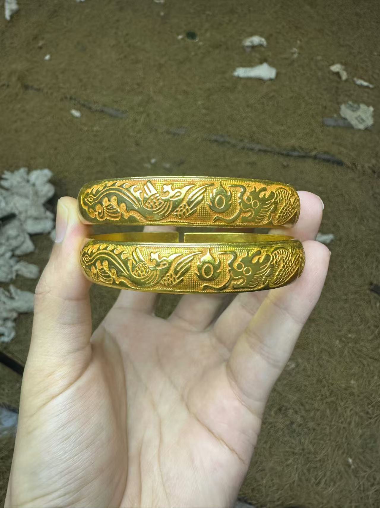 1个居家饰品摆件321【一对】 精美摆件现代仿古复古工艺品  