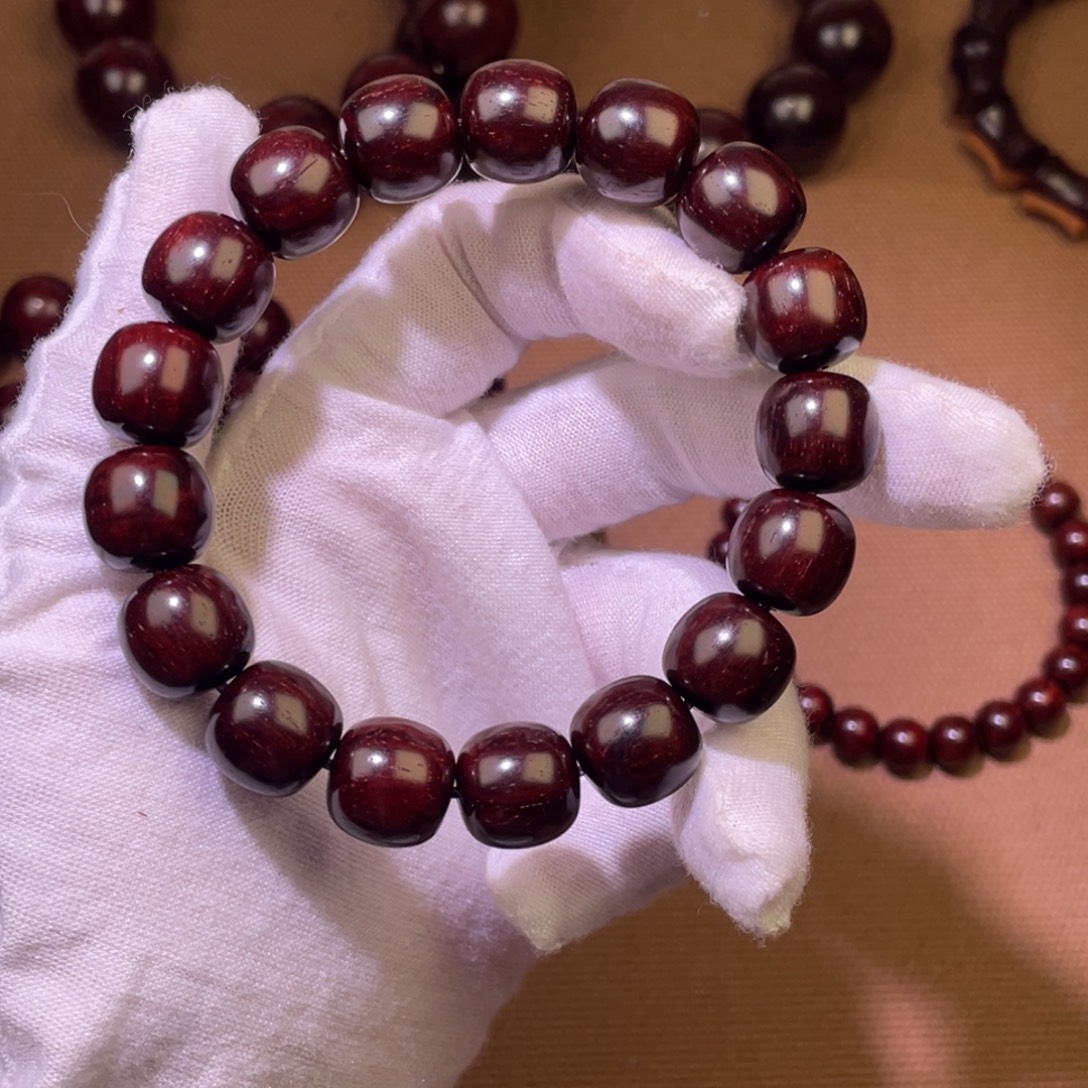 檀香紫檀（小叶紫檀）原生态11.12老型单圈无胶无油蜡老料