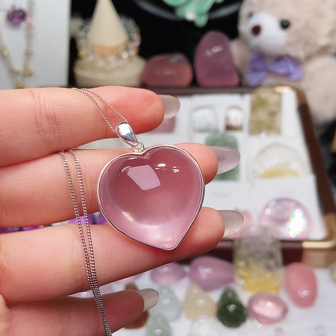 吊坠(赠链)银S925镶嵌水晶