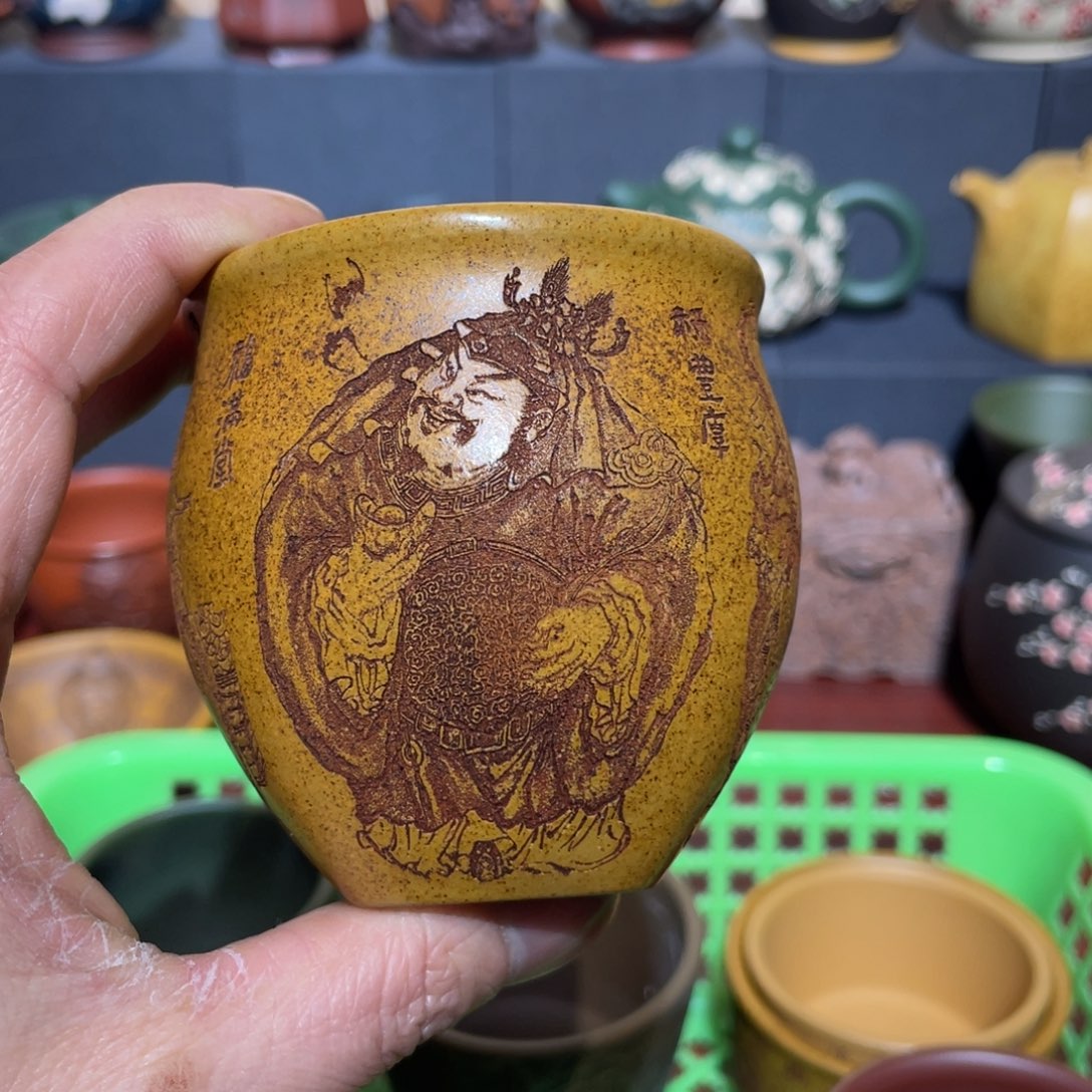 原矿紫砂手工主人杯