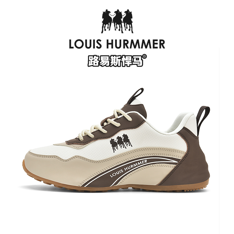 LOUISHURMMER路易斯悍马新款高端软底手工定制时尚潮流休闲帕拉鞋