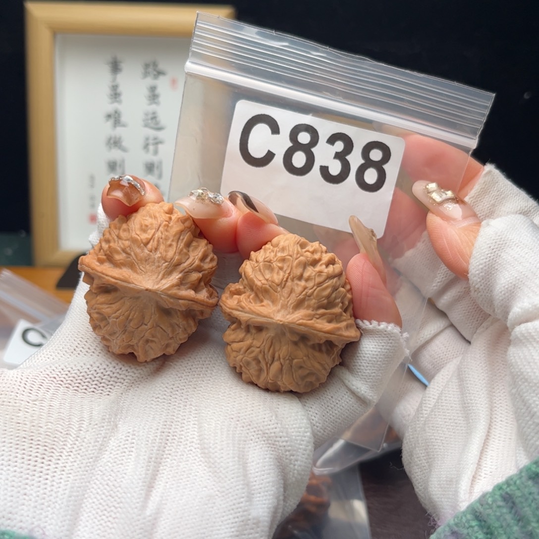 把件文玩核桃41黄松峪c838