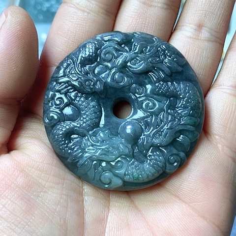 翡翠颈饰未镶嵌天然缅甸翡翠a货