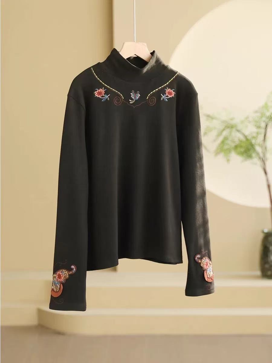 【光头家】孤品系300-399#森系春秋时尚百搭复古女士提花衬衫