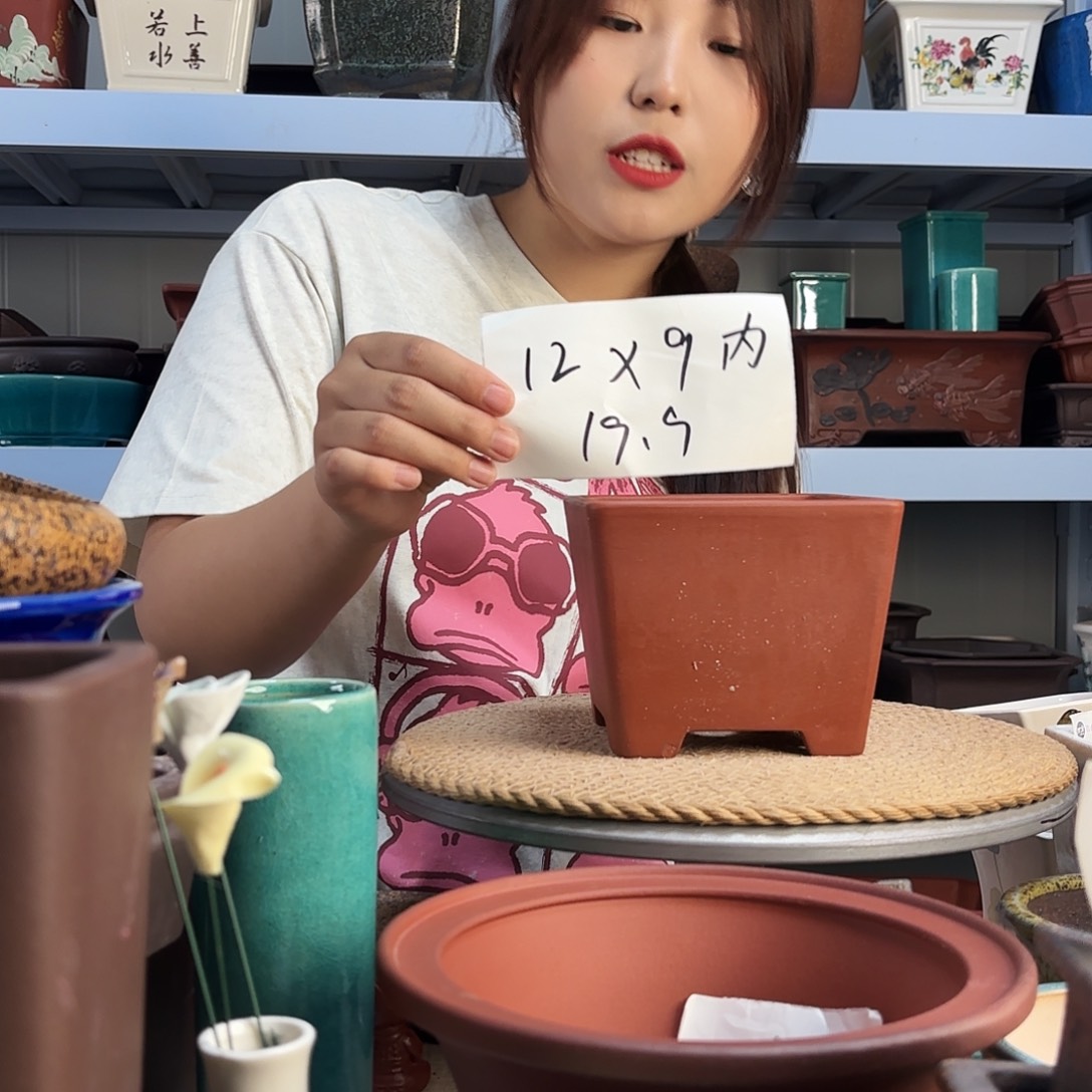 紫砂花盆宜兴紫荆