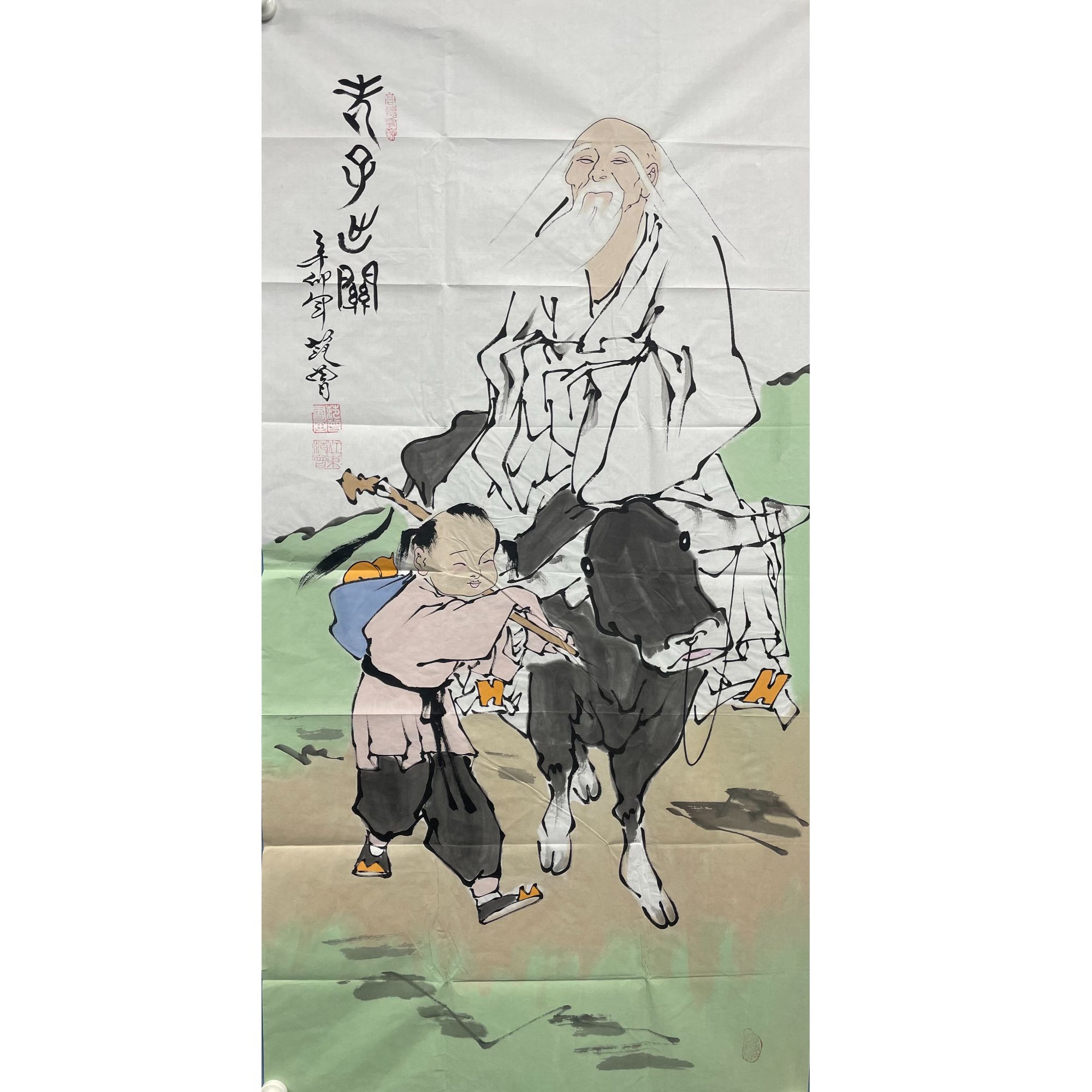 范老 人物软片 136*68cm约8.3平尺