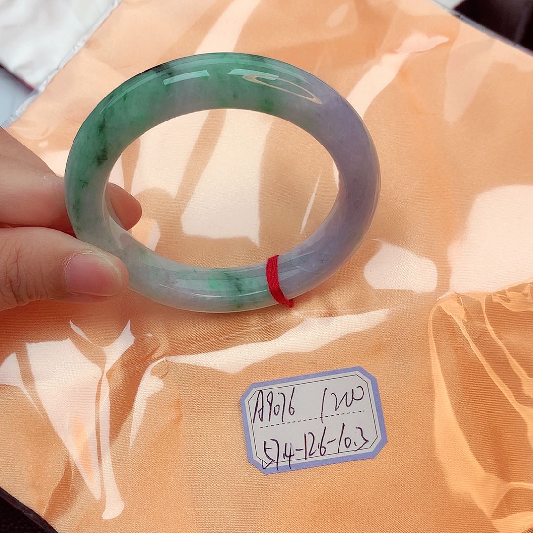 翡翠手镯未镶嵌天然缅甸翡翠A货