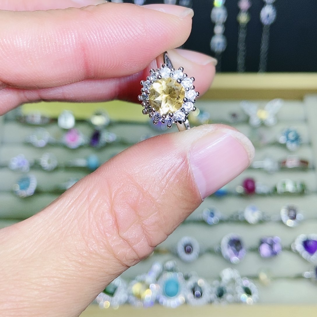 【闪购商品】未镶嵌戒指黄晶