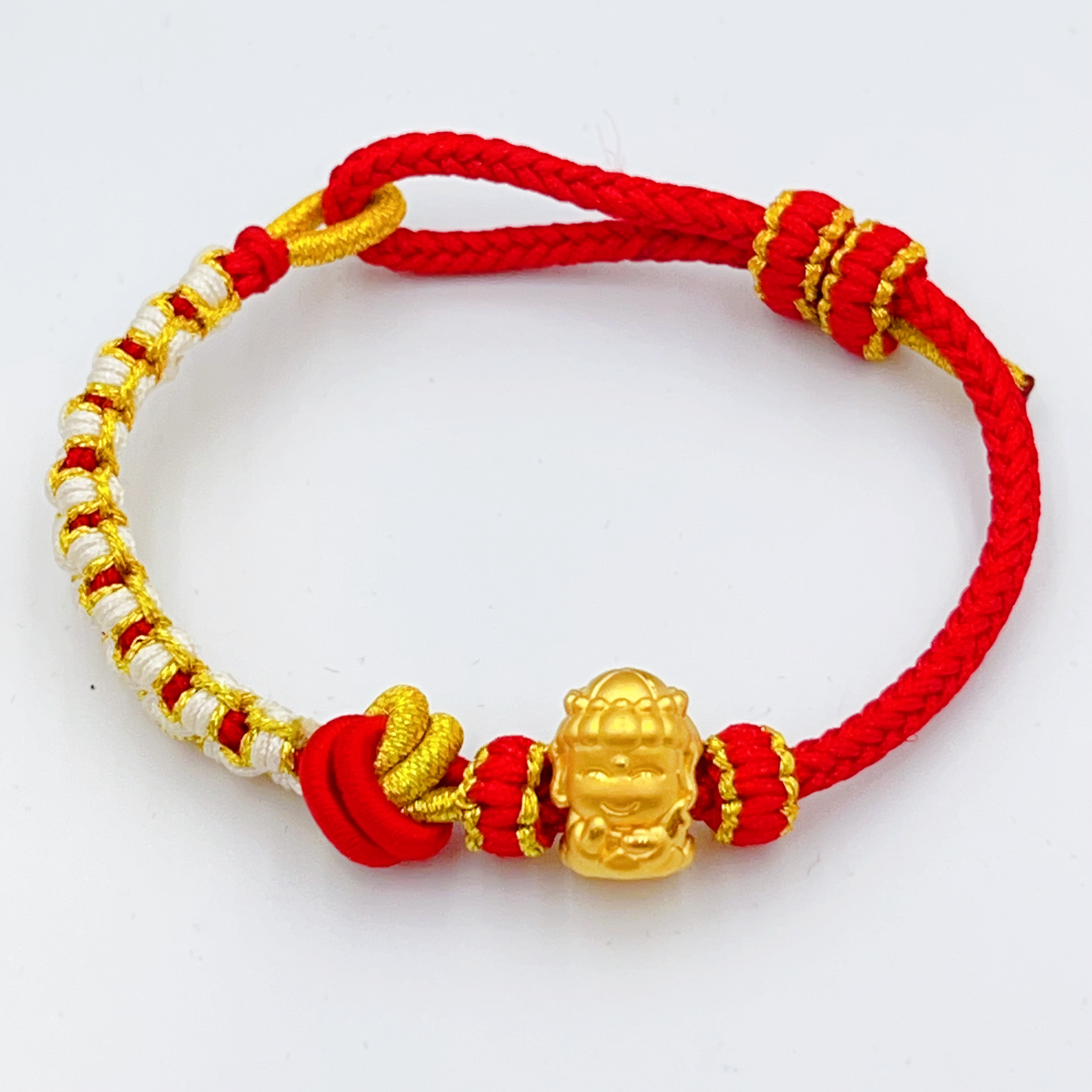【本命佛集合】普贤文殊阿弥陀佛红绳款本命年转运珠