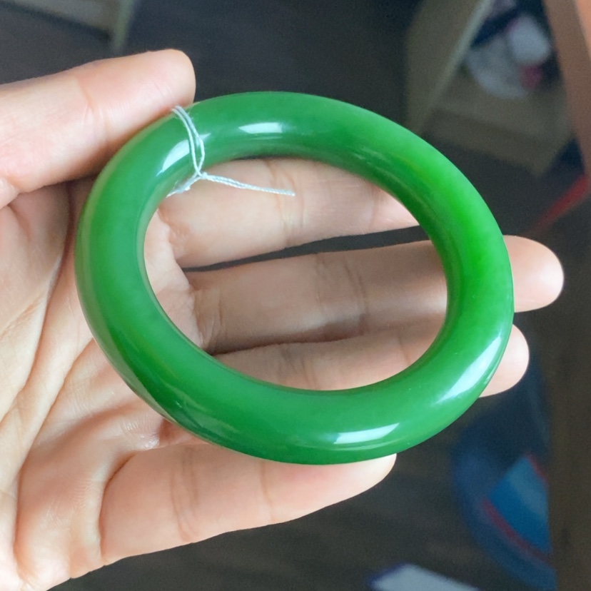 【闪购商品】未镶嵌手镯和田玉（碧玉）