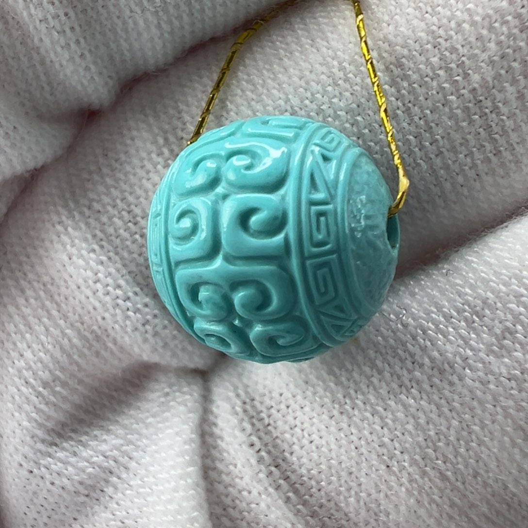 绿松石回纹未镶嵌