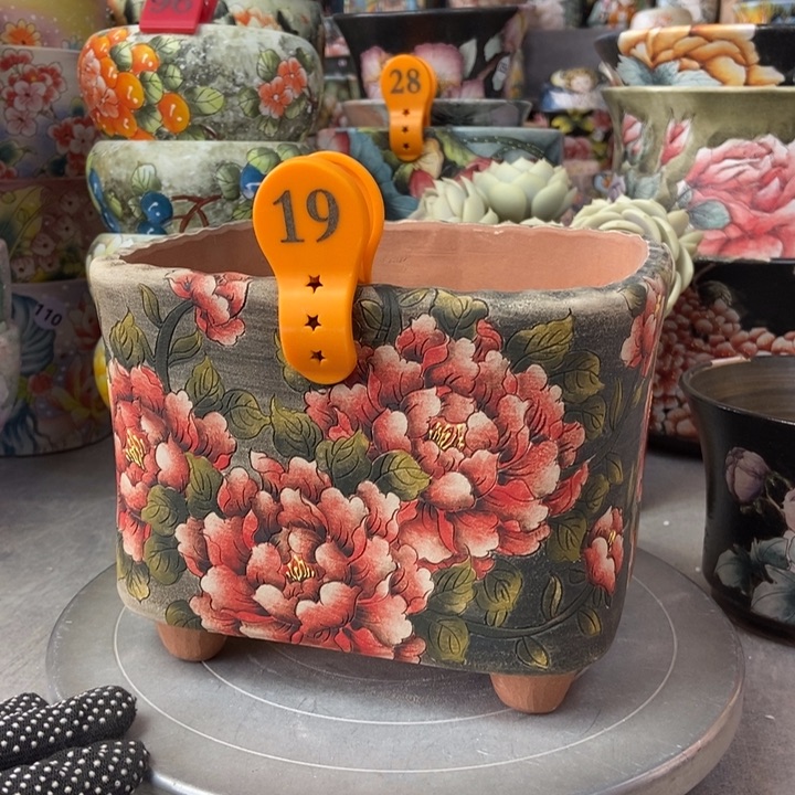 红陶景德镇艺术手绘作品