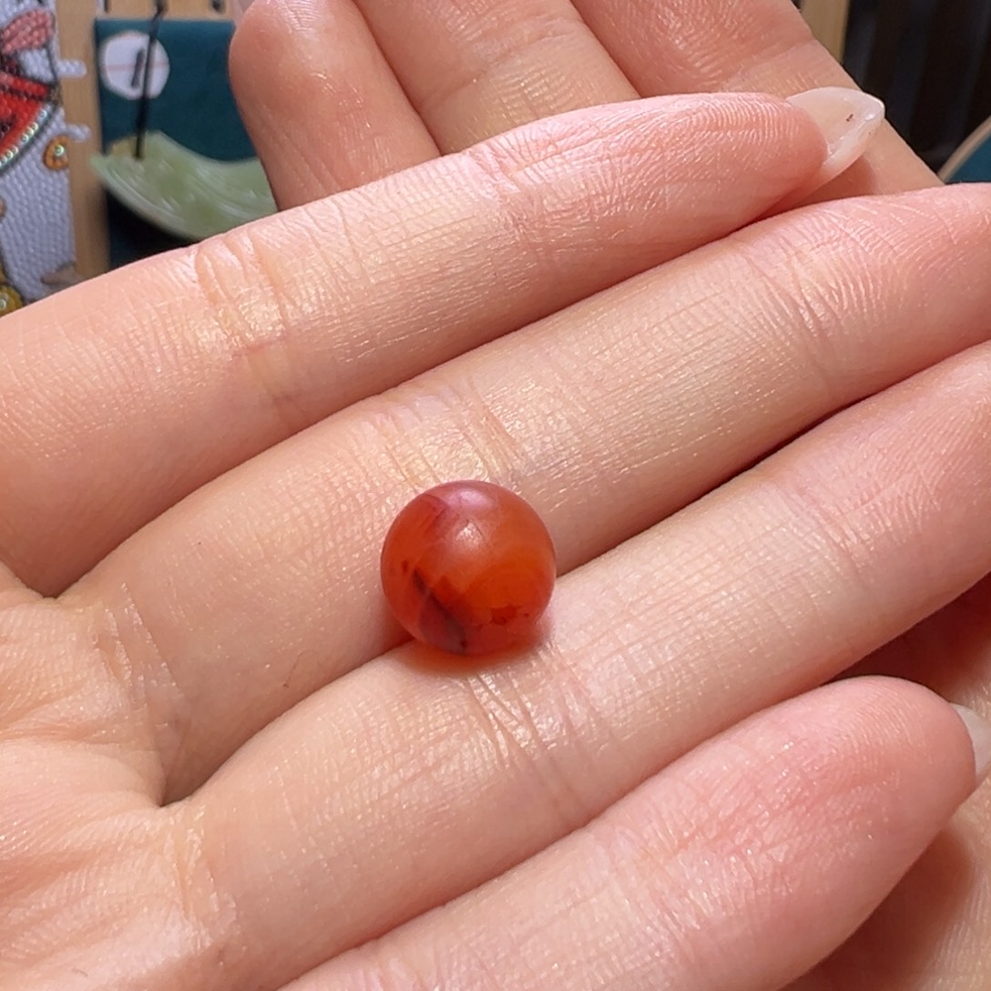老***钱玛瑙/玉髓颈饰未镶嵌