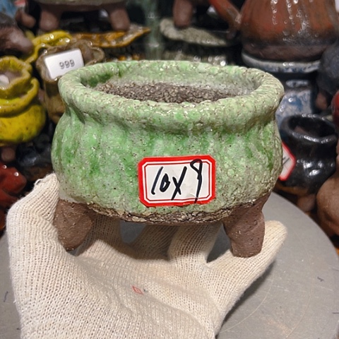 粗陶花盆手工花盆制作