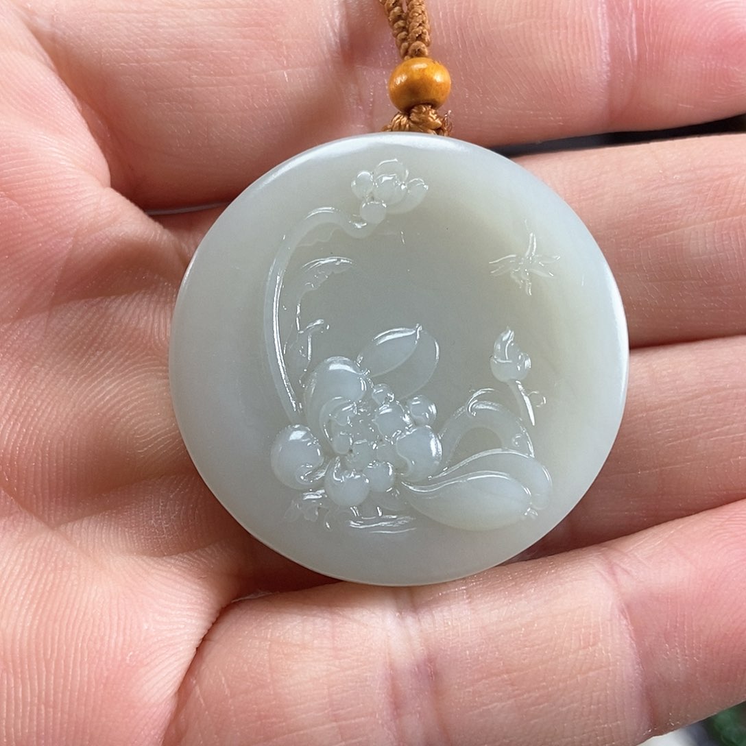 和田玉（白玉）颈饰未镶嵌二*敏