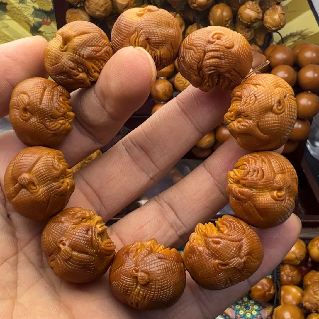 我***张橄榄核手串/手链2.2铁盒恶僧