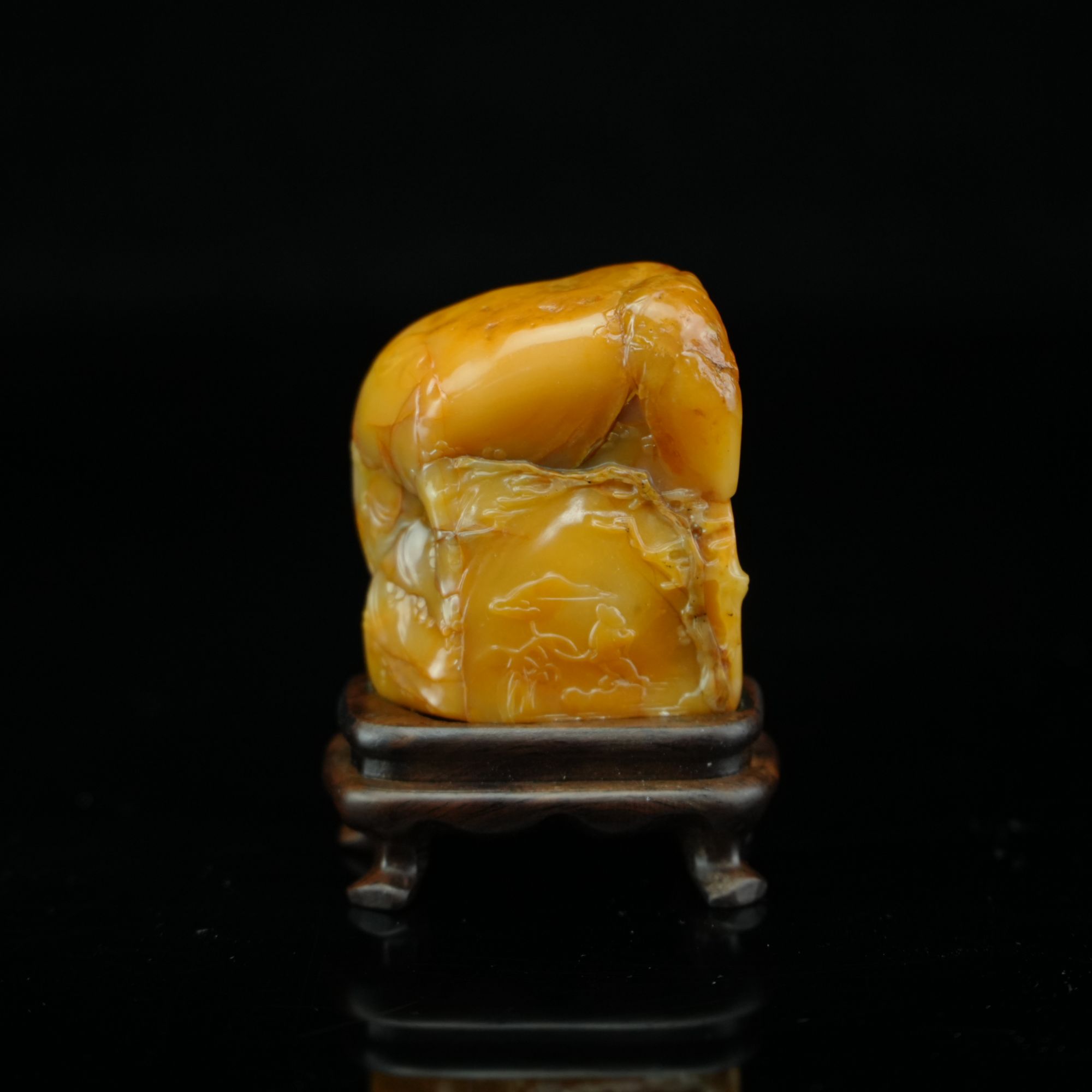 黄敏作/田黄 牧牛/朵云轩 SHCW1004HC 29.8g