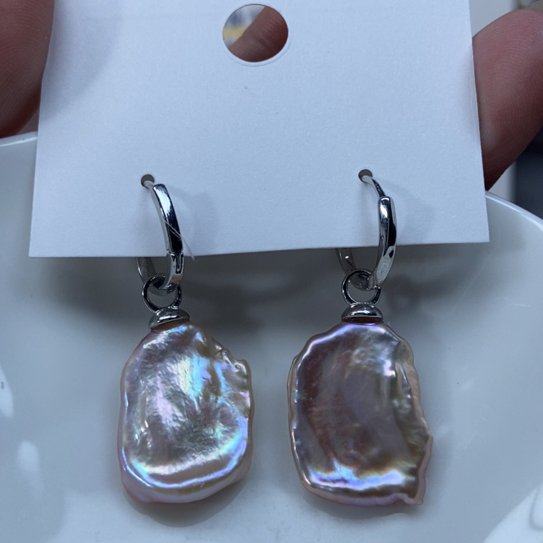 淡水珍珠耳环合金特价492