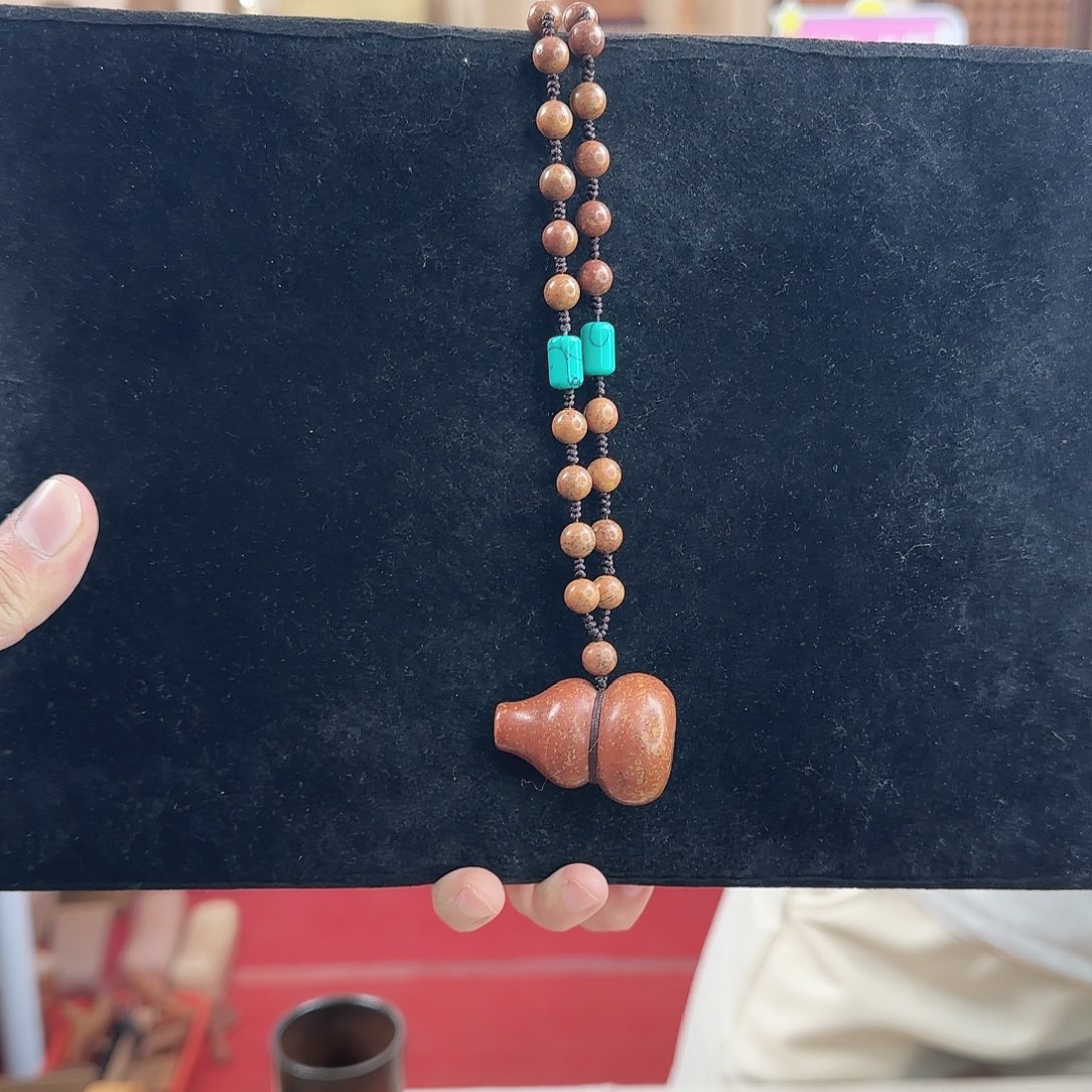 泗水砭石精品金刚结葫芦吊坠精品高货精工