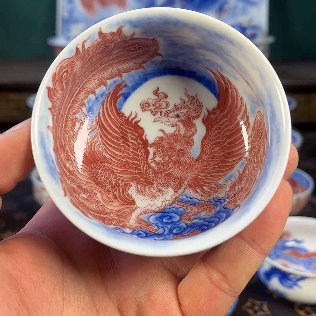 瓷片自成堂景德镇手工手绘