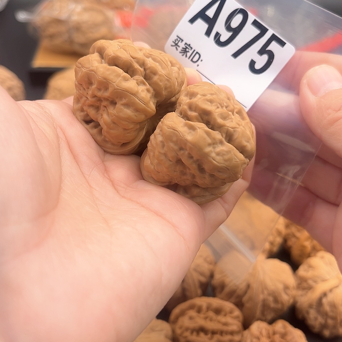 文玩核桃把件蓝*蛙蛙精品40肚42