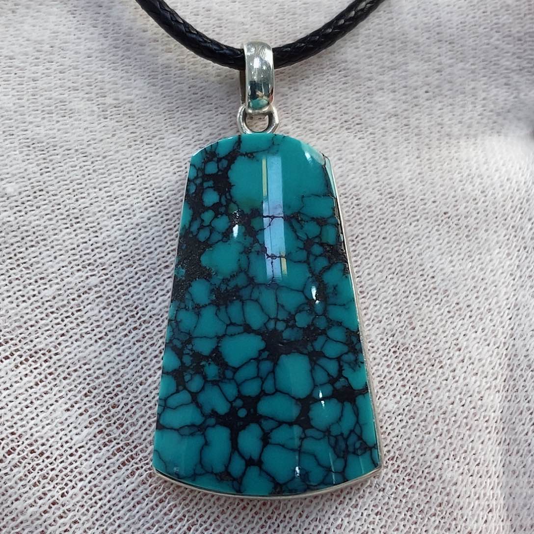 绿松石配饰银S925镶嵌