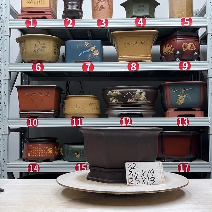 紫砂花盆紫砂花盆