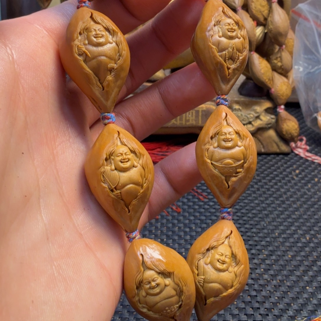 橄榄核手串/手链八大弥勒