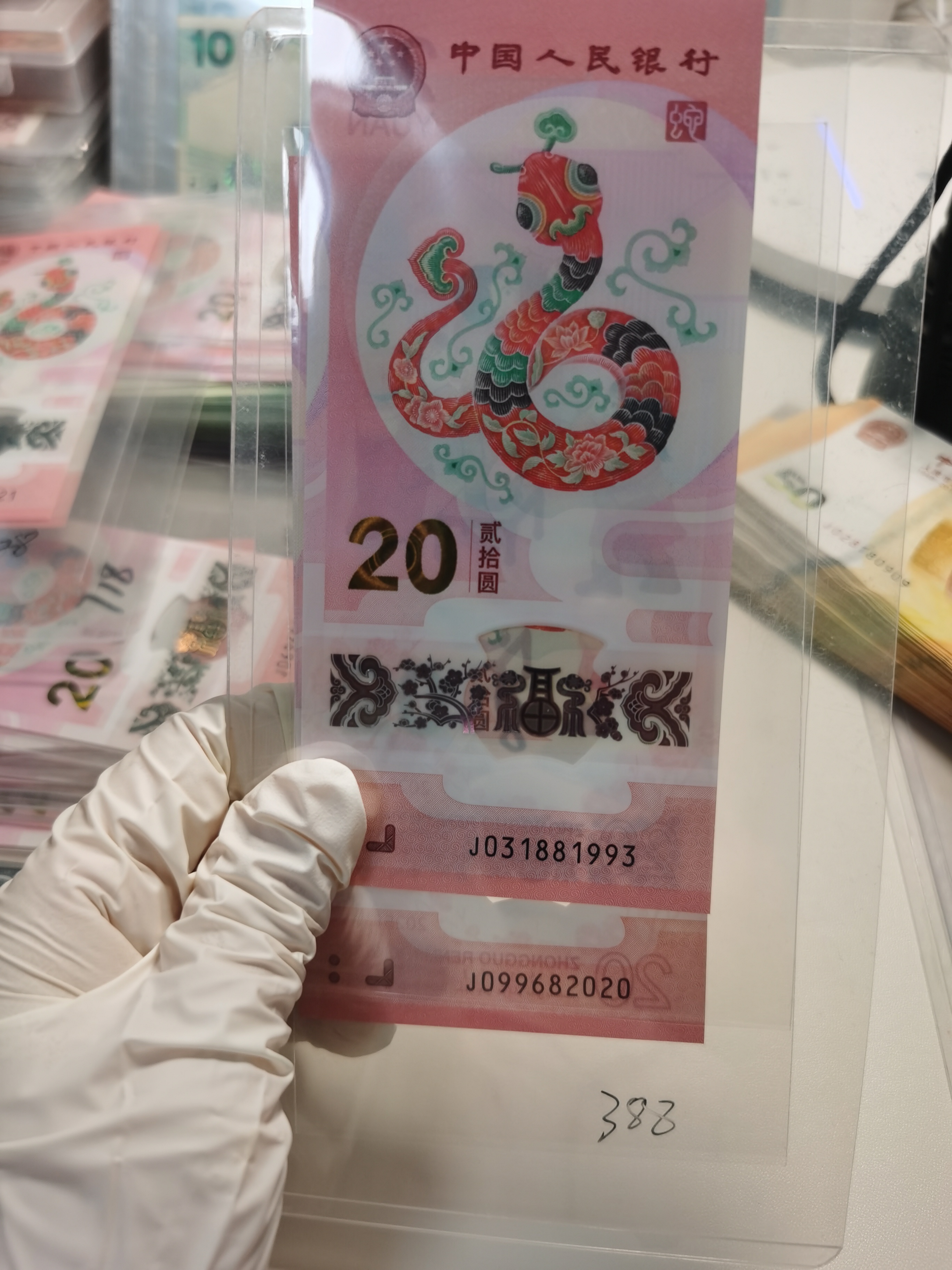 25蛇钞J031881993—2020