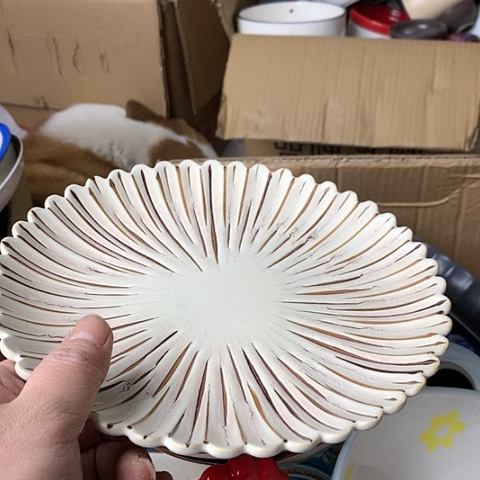 盘陶瓷制品满25拼单发货默认微瑕