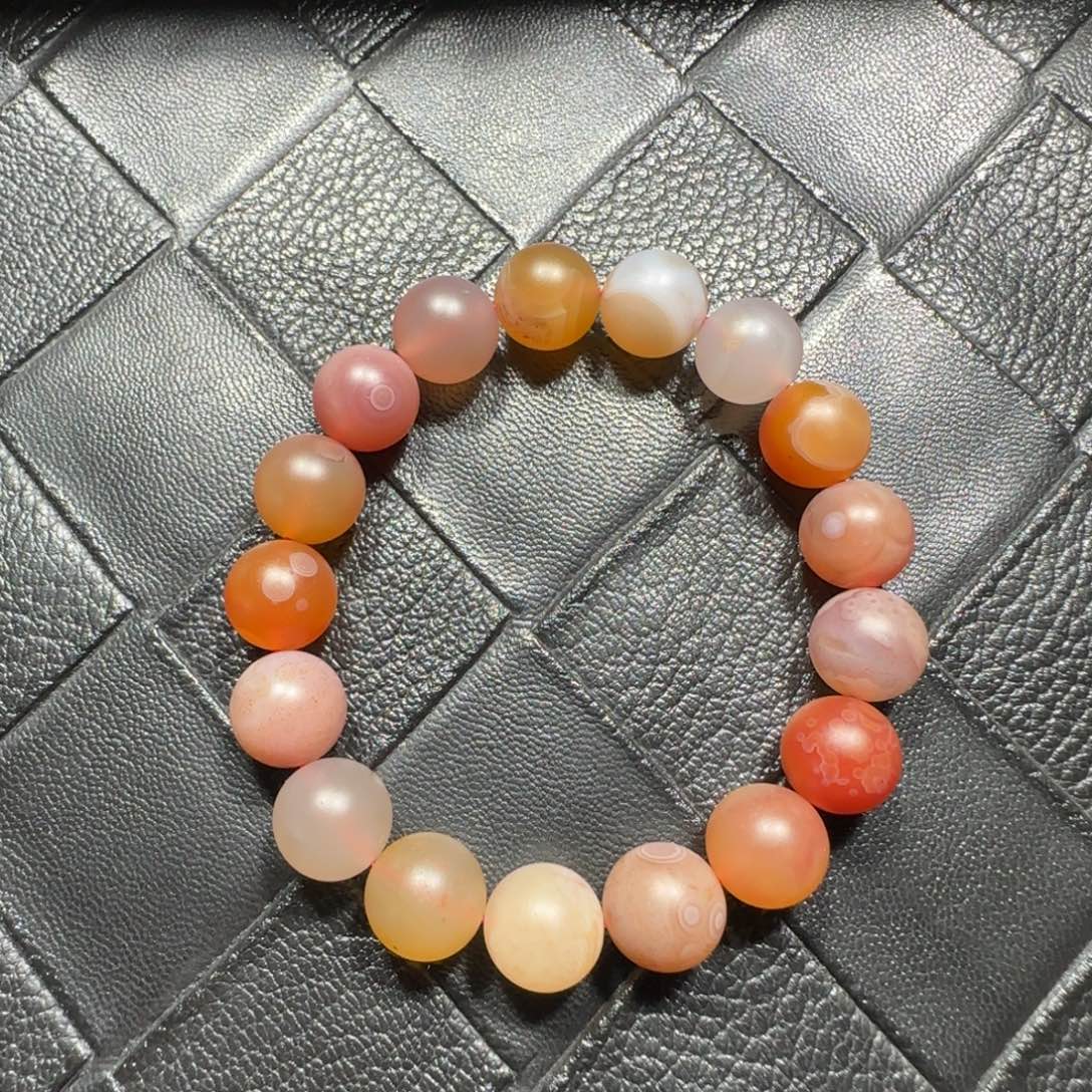 南红玛瑙未镶嵌手串11mm➕