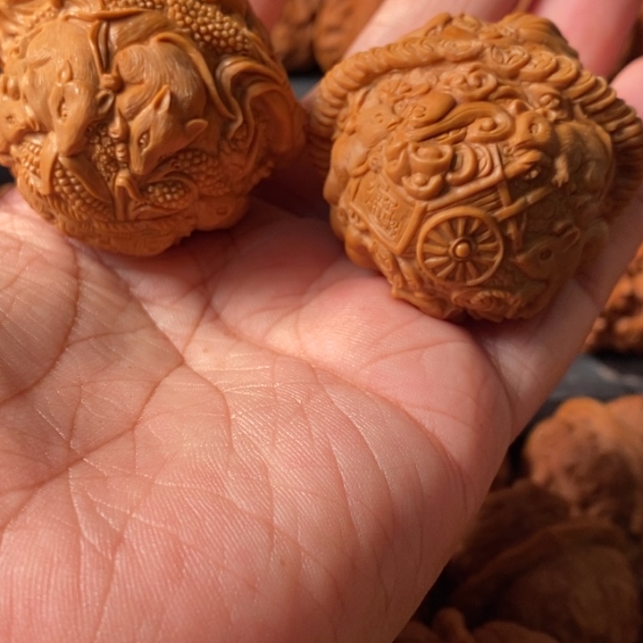 觉***沃把件文玩核桃五鼠