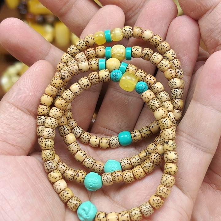 蜜蜡未镶嵌珠宝奇石单圈6mm，随机发货，开播福利